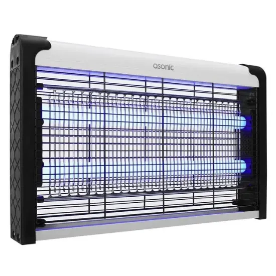 Asonic S26 20W 2000V Çift Koruma Camlı LED Zincir Askılı Sanayi Tipi Sinek Öldürücü (XL Boy) resmi
