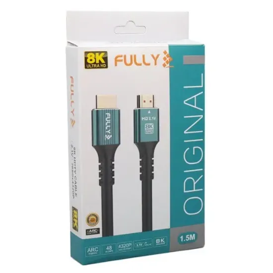 Fully G-506F 3 Metre 8K V2.1 Ultra HD HDMI Görüntü Kablosu resmi