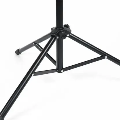 Magicvoice MV-19498 Katlanabilir Tripod Nota Sehpası Perfore Standı Konser Orkestra Tipi Yükseklik Ayarlı (50-150CM) resmi