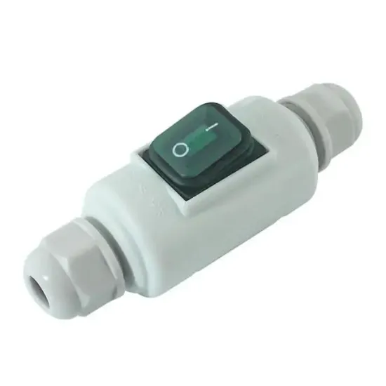 PowerMaster PM-26936 Su Geçirmez Beyaz Kablo Switch 4 Pin resmi