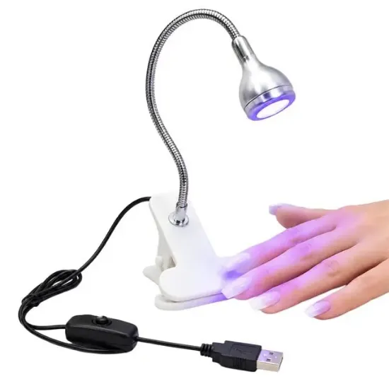 PowerMaster PM-20042 COB LED Akrobat Mandallı USB 6500K Beyaz Masa Lambası resmi