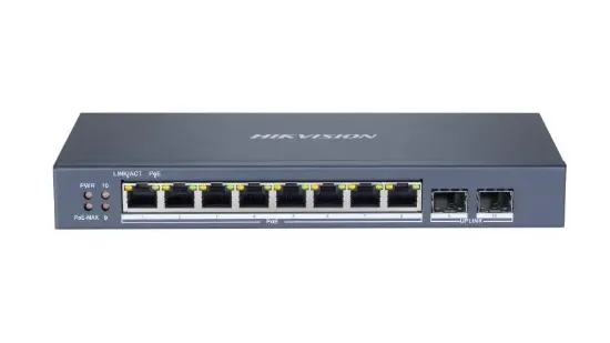 HIKVISION DS-3E1510P-SI 8XGE+2XGE/SFP POE 120W SWİTCH resmi