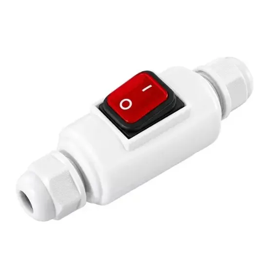 PowerMaster PM-26936 Su Geçirmez Beyaz Kablo Switch 4 Pin resmi