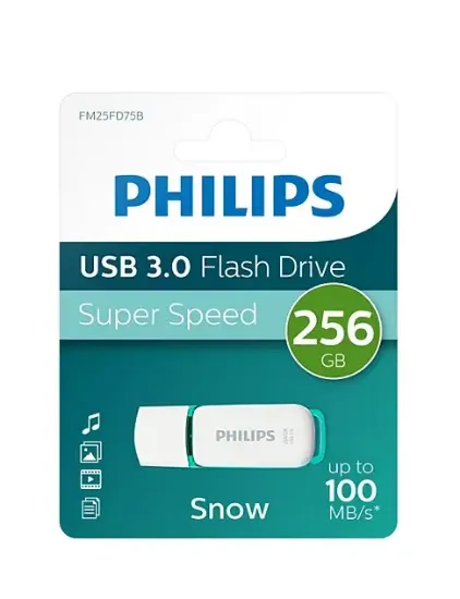 PHILIPS 256GB USB 3.0 SNOW BAHAR YEŞİLFM25FD75B/00 resmi