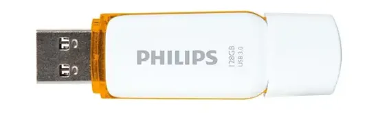 PHILIPS 128GB USB 3.0 SNOW TURUNCU FM12FD75B/00 resmi