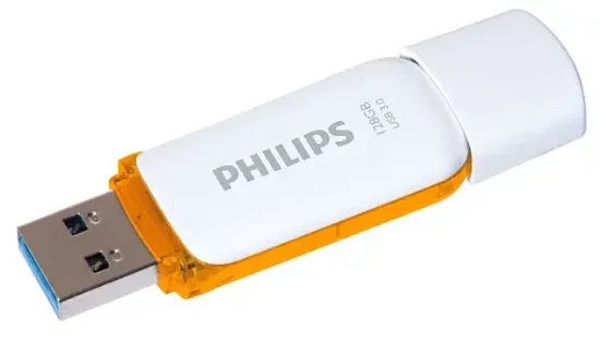 PHILIPS 128GB USB 3.0 SNOW TURUNCU FM12FD75B/00 resmi