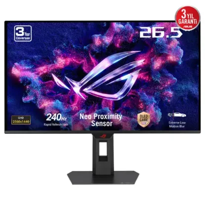 26.5 ASUS ROG STRİX XG27AQDMES OLED 240HZ 0.03MS 2K QHD ADAPTİVE SYNC QD-OLED PİVOT GAMİNG MONİTÖR resmi