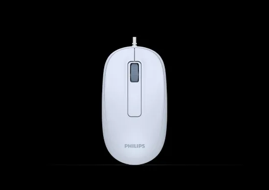 PHILIPS KABLOLU MOUSE SPK7238J AÇIK MAVİ resmi