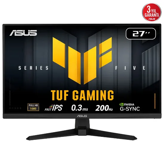 27 ASUS TUF GAMING VG279Q5A 0.3MS 200HZ AI ELMB SYNC FHD FAST IPS GAMING resmi
