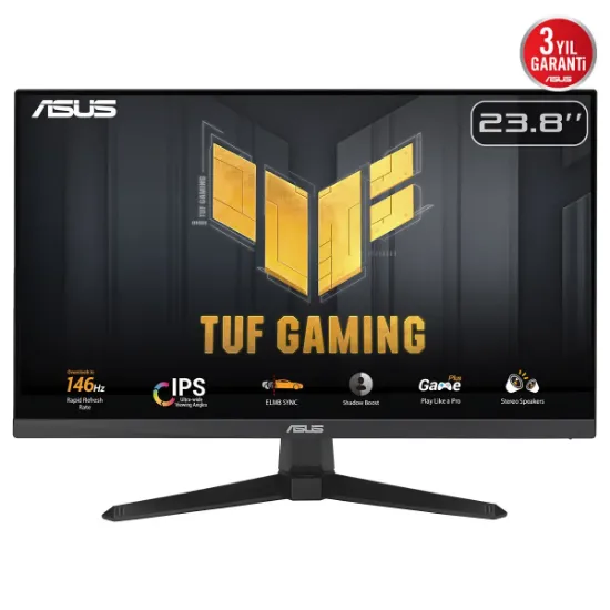 23.8 ASUS TUF GAMING VG249QE5A 1MS 146HZ MONITOR resmi