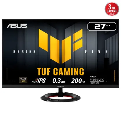 27 ASUS TUF GAMING VG279Q5R 0.3MS 200HZ FLICKER FREE FAST IPS GAMING resmi