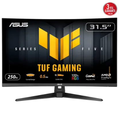 31.5 ASUS TUF GAMING VG32VQM5B 250HZ 0.5MS MONITOR resmi