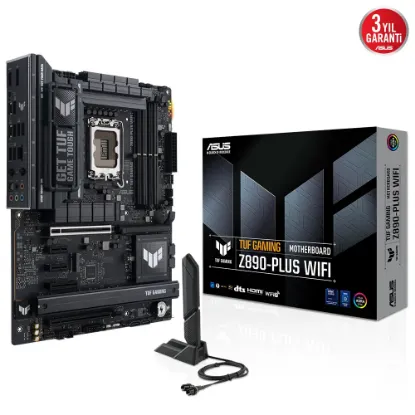 ASUS TUF GAMING Z890-PLUS WIFI DDR5 4XM2 USB3.2 RGB LAN ATX resmi