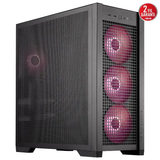 ASUS TUF GAMING GT302 TG ARGB - SIYAH resmi