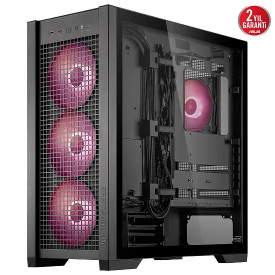 ASUS TUF GAMING GT302 TG ARGB - SIYAH resmi