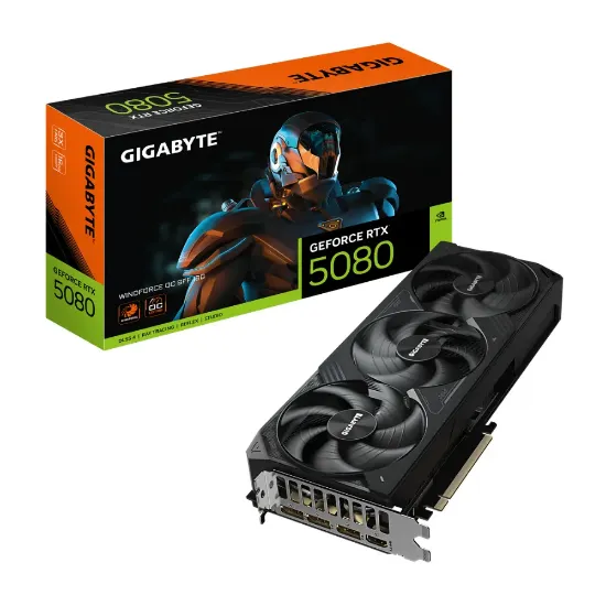 GIGABYTE GEFORCE RTX 5080 GV-N5080WF3OC-16GD resmi