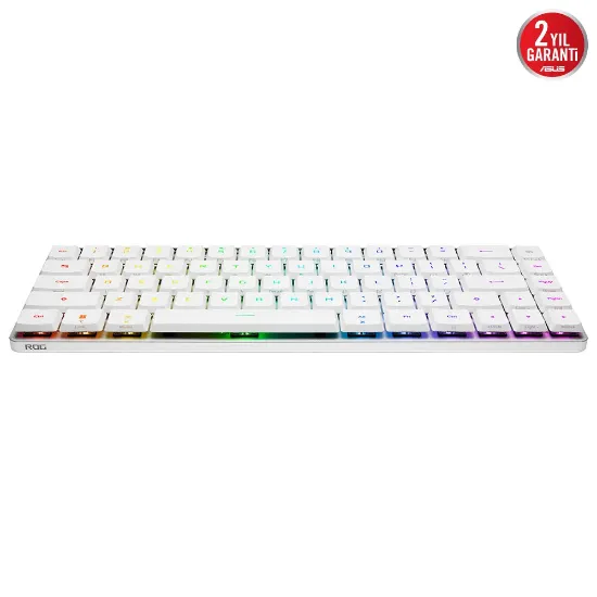 ASUS ROG FALCHION RX WL LP RD TR BEYAZ KLAVYE resmi
