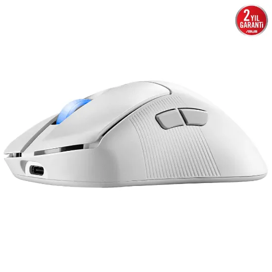 ASUS ROG KERIS II WL ACE BEYAZ MOUSE resmi
