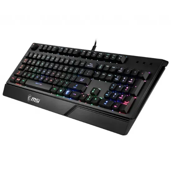 MSI VIGOR GK20 MEKANIK HISLI RGB TURKCE GAM KLAVYE resmi
