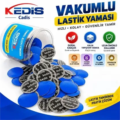 Sunup SN-38105 Lastik Tamir Yaması 80mm Doğal Kauçuk Soğuk Yama Seti (36'li Paket) resmi