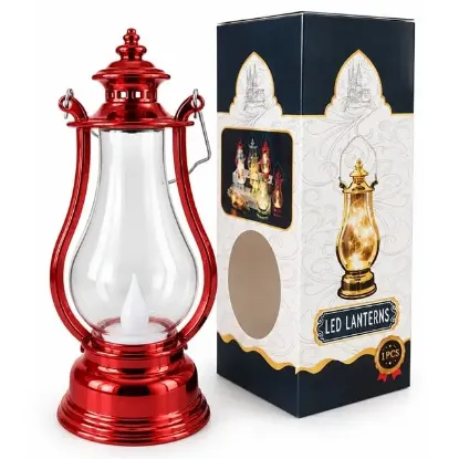 Powermaster PM-38887 Nostaljik LED Mini Gaz Lambası Tasarımlı Pilli Dekoratif Aydınlatma resmi