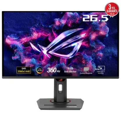27 ASUS ROG STRIX XG27ACDNG 0.03MS 360HZ QHD DP HDMI USB-C FLICKER-FREE PIVOT resmi