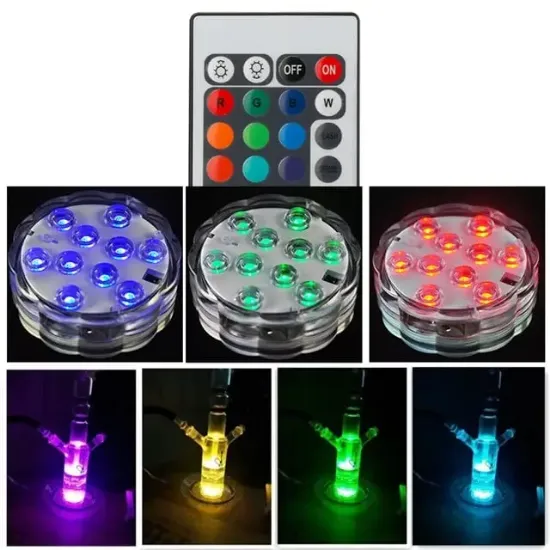 Powermaster Su Altı Kumandalı RGB Nargile Led Işığı PM-17658 resmi