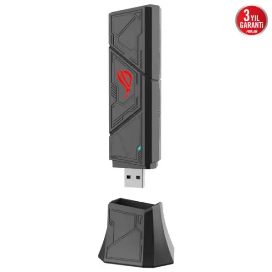 USB-BE92 ASUS ROG TRI-BAND WiFi7 USB ADAPTÖR resmi
