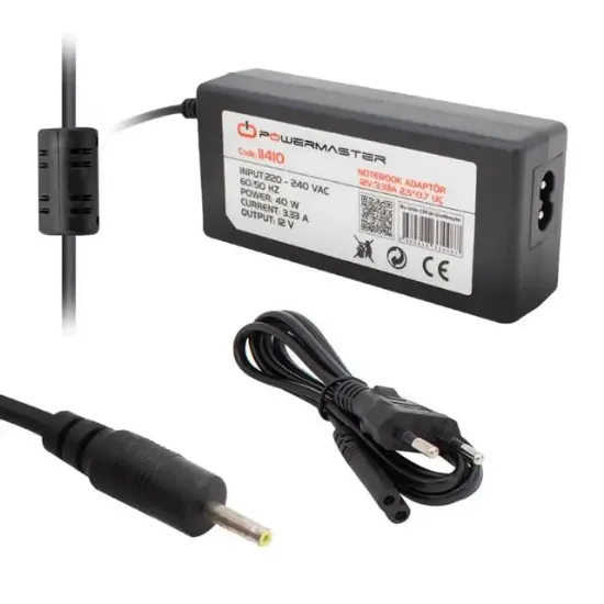 Powermaster PM-11410 12 Volt - 3.33 Amper 2.5*0.7 Mm Uçlu Adaptör (Samsung Ultrabook Notebook) resmi