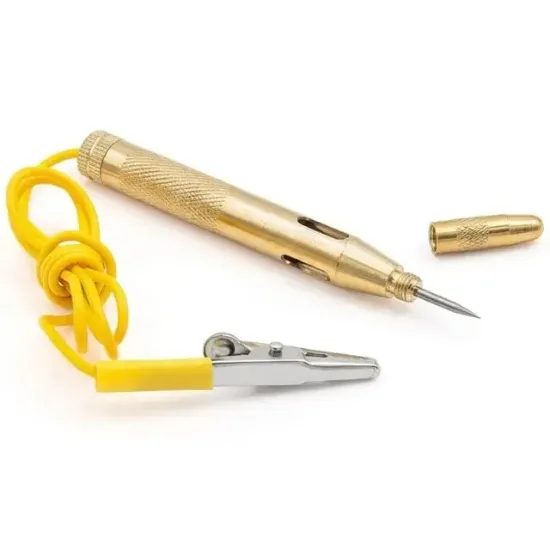 Powermaster PM-38818 Spiral Kablolu Kalem Tip Metal Voltaj Test Cihazı         resmi
