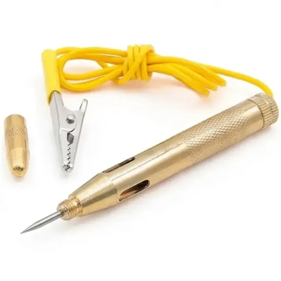 Powermaster PM-38818 Spiral Kablolu Kalem Tip Metal Voltaj Test Cihazı         resmi