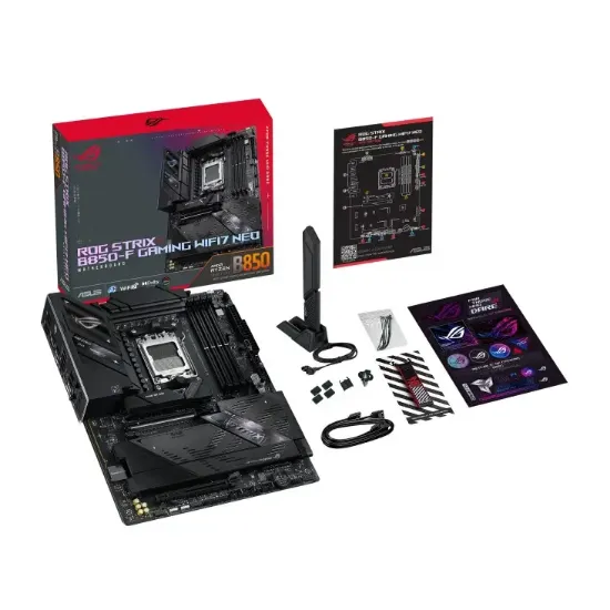 ASUS ROG B850-F GAMING WIFI7 NEO 9000MHZ ATX MB resmi