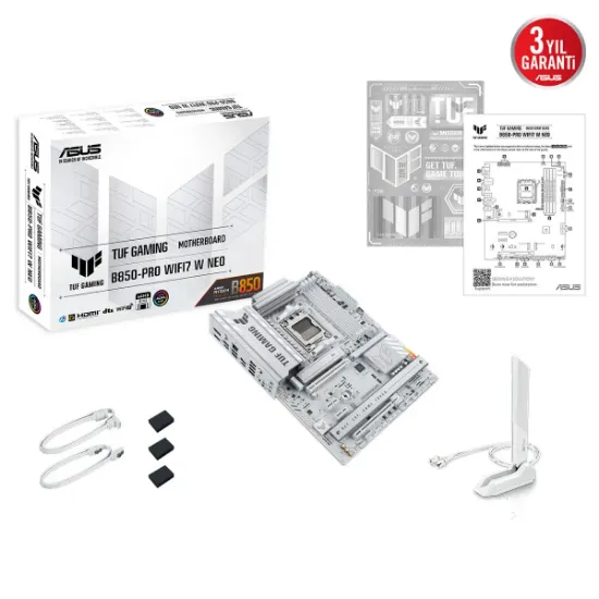ASUS TUF GAMING B850-PRO WIFI7 W NEO AMD B850 resmi