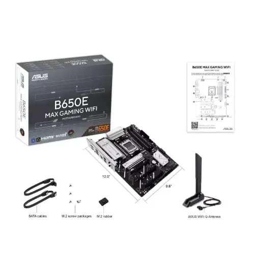 ASUS B650E MAX GAMING WIFI AM5 DDR5 ANAKART resmi