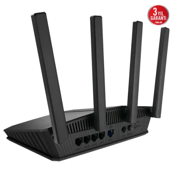 ASUS RT-BE55 ÇİFT BANTLI WIFI7 AI MESH GENİŞLETİLEBİLİR ROUTER resmi
