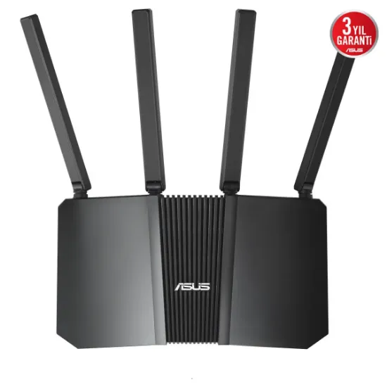 ASUS RT-BE55 ÇİFT BANTLI WIFI7 AI MESH GENİŞLETİLEBİLİR ROUTER resmi