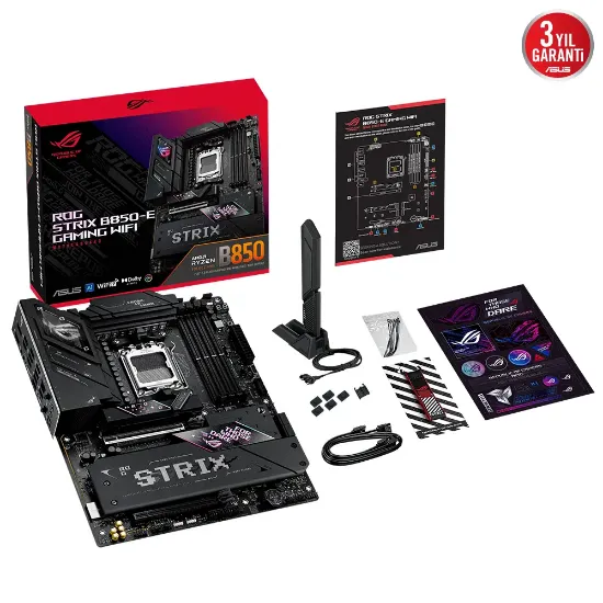 ASUS ROG STRIX B850-E GAMING WIFI AMD ANAKART resmi