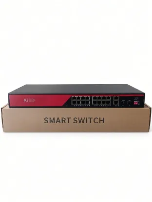 EZCOOL EZ-16PSX-SFP 16 PORT 16FE+2GE+2SFP GİGABİT YÖNETİLEMEZ POE SWİTCH 120W resmi