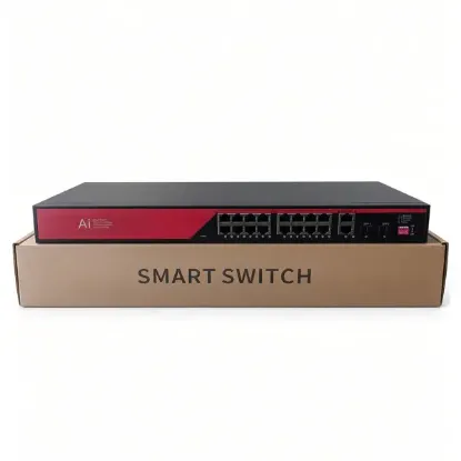 EZCOOL EZ-16PSX-SFP 16 PORT 16FE+2GE+2SFP GİGABİT YÖNETİLEMEZ POE SWİTCH 120W resmi