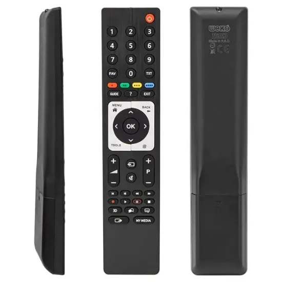 Arçelik Beko TS4187R-2 / Grundig 3D Metalik Guide Tuşlu Lcd Led Tv Kumandası resmi
