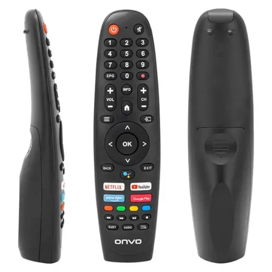 Onvo OV50F900-OV55F900 - Dijitsu - Saba - Profilo Netflix-YouTube-Prime Video-Google Play Tuşlu Ses Komutlu Lcd Led Tv Kumandası resmi