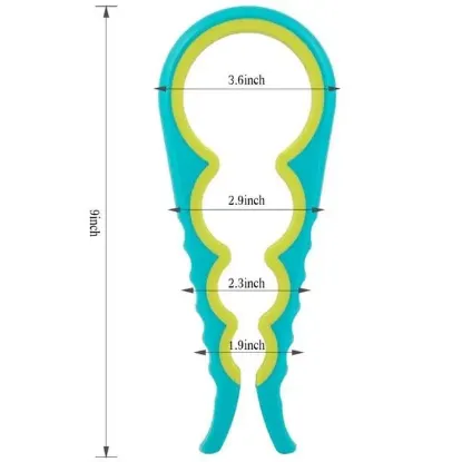 Sunup SN-14653 Silikon 4 Farklı Boy Kapak Kavanoz Açıcı resmi