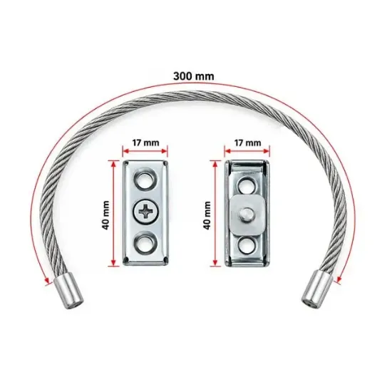 Sunup SN-37890 Çelik Halatlı Güvenlik Bağlantı Aparatı resmi