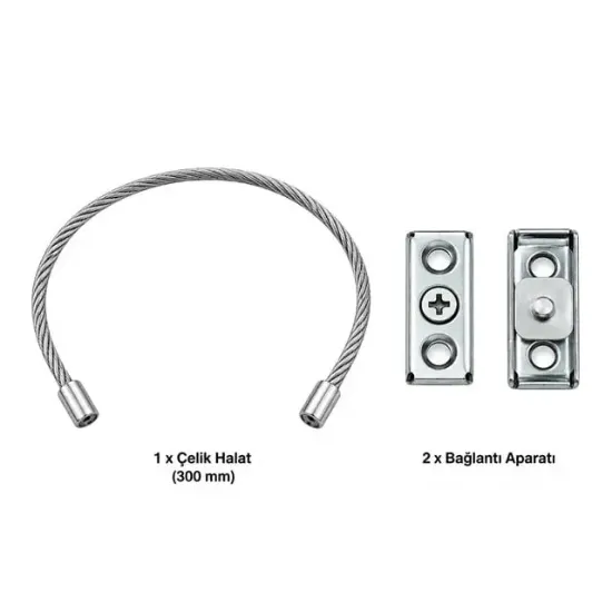 Sunup SN-37890 Çelik Halatlı Güvenlik Bağlantı Aparatı resmi