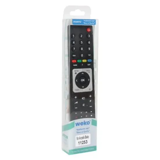Arçelik Beko TS4187R-2 / Grundig 3D Metalik Guide Tuşlu Lcd Led Tv Kumandası resmi