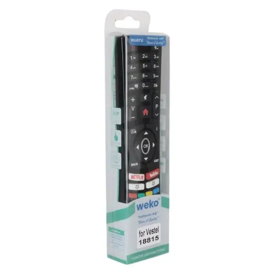 Vestel Netflix-Youtube Tuşlu Lcd-Led Tv Kumanda (RC4390-30100824) resmi