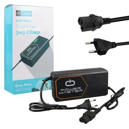 Powermaster PM-31122 36 Volt 20 Amper Elektrikli Bisiklet Şarj Cihazı resmi