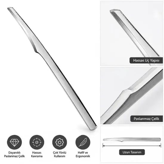 Sunup SN-38806 13 Cm Paslanmaz Çelik Nasır ve Ölü Deri Kazıyıcı resmi