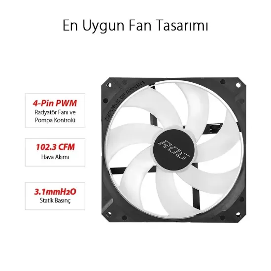 ASUS ROG STRIX LC II 280 ARGB V2 SIVI SOGUTUCU resmi