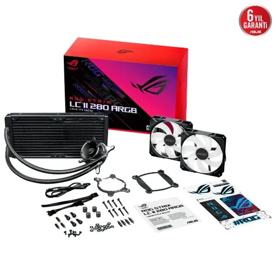 ASUS ROG STRIX LC II 280 ARGB V2 SIVI SOGUTUCU resmi
